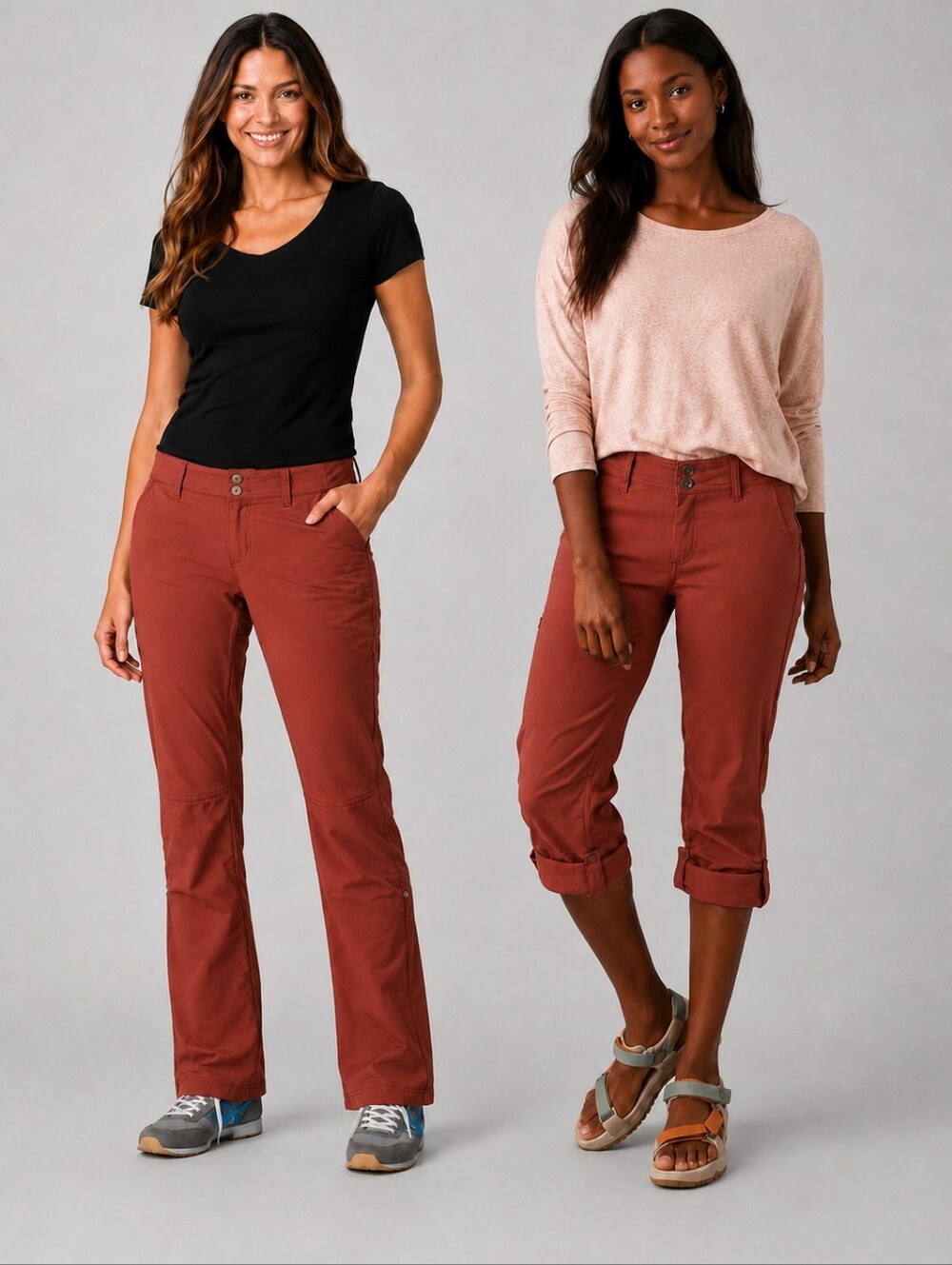 ❤️ PRANA HALLE 2-IN-1 BOOTCUT / CAPRI PANTS - ADJUSTABLE LENGTH, 16S (33 SHORT)